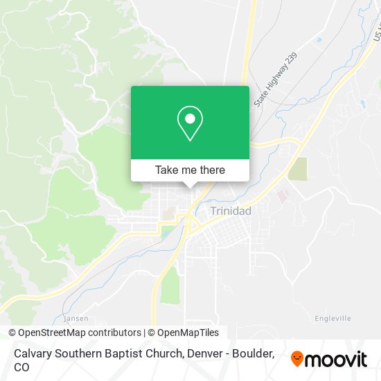 Calvary Southern Baptist Church map