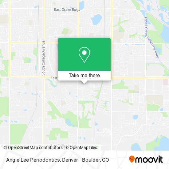 Angie Lee Periodontics map