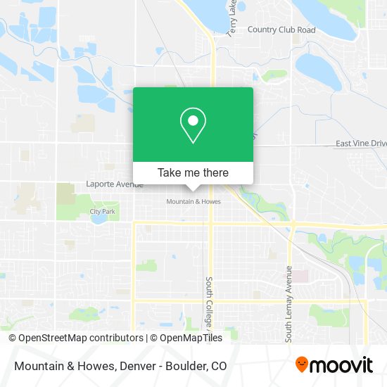 Mountain & Howes map