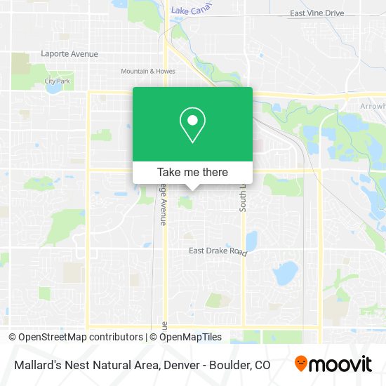 Mapa de Mallard's Nest Natural Area