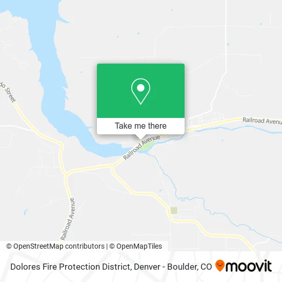 Dolores Fire Protection District map