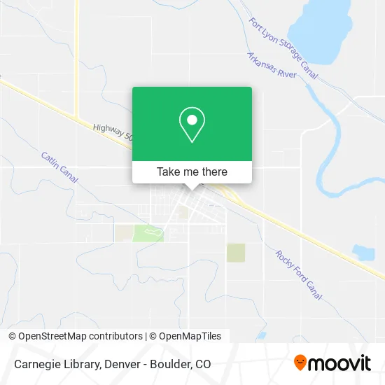 Carnegie Library map