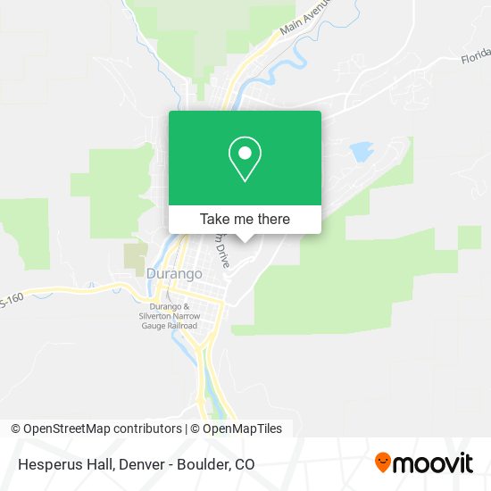 Hesperus Hall map