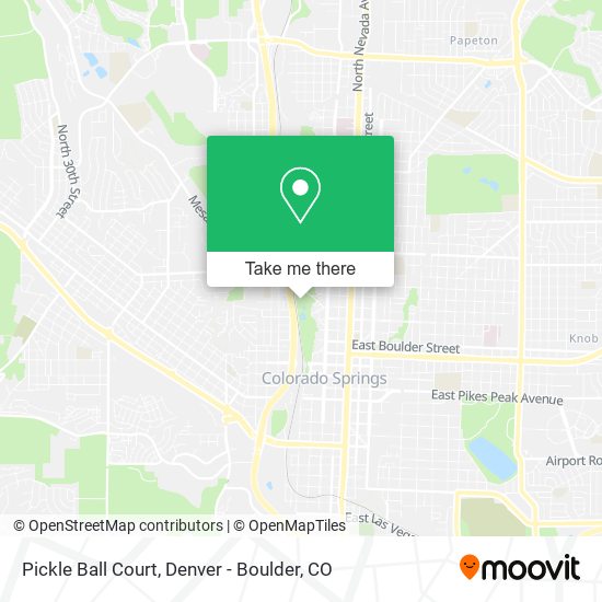 Mapa de Pickle Ball Court