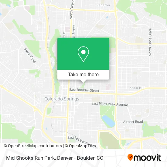 Mid Shooks Run Park map