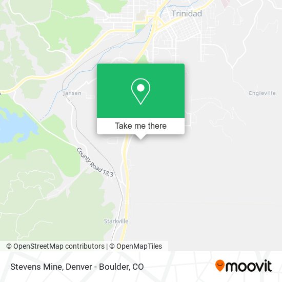Mapa de Stevens Mine
