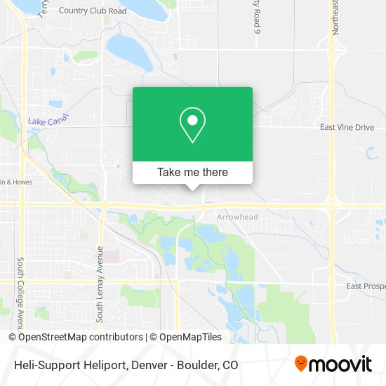 Heli-Support Heliport map