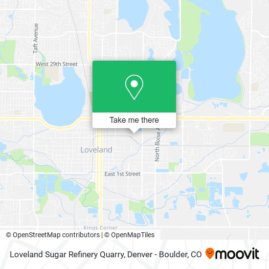 Mapa de Loveland Sugar Refinery Quarry