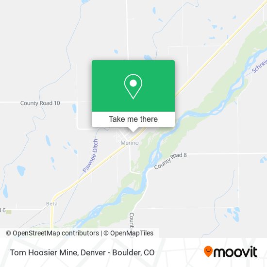 Mapa de Tom Hoosier Mine