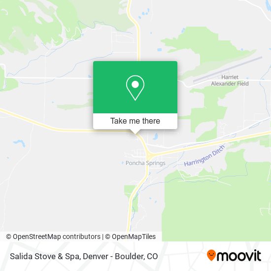 Salida Stove & Spa map