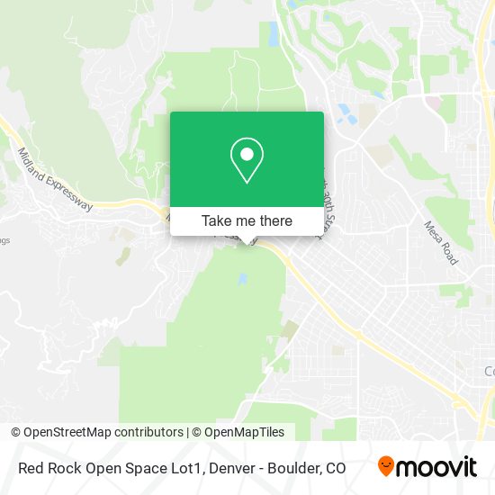 Red Rock Open Space Lot1 map