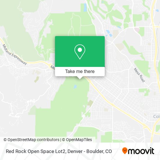 Red Rock Open Space Lot2 map