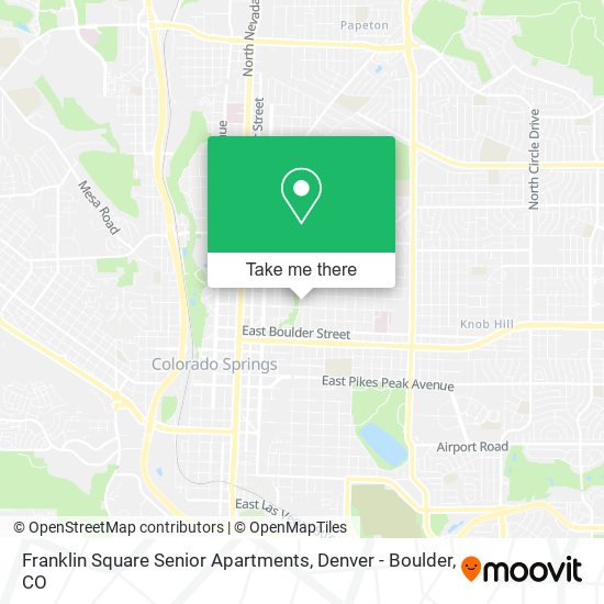 Franklin Square Senior Apartments map