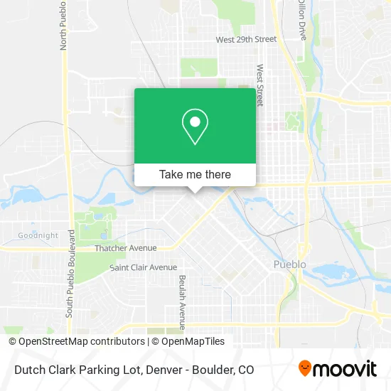 Dutch Clark Parking Lot map
