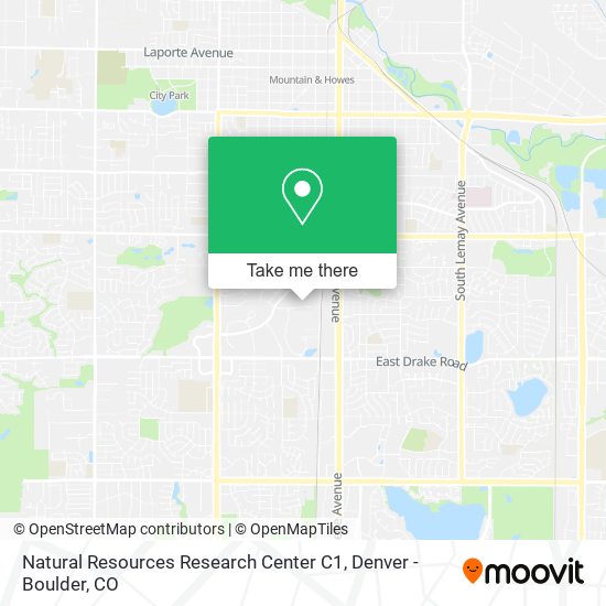 Natural Resources Research Center C1 map