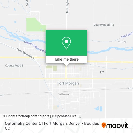 Mapa de Optometry Center Of Fort Morgan