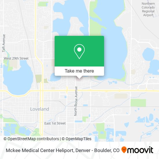 Mckee Medical Center Heliport map