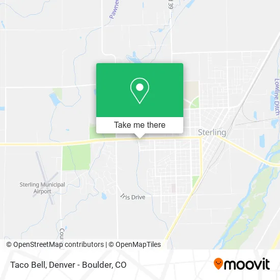 Taco Bell map