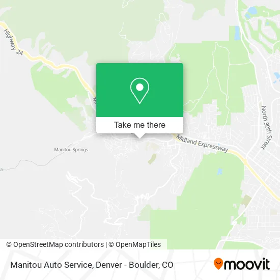 Manitou Auto Service map