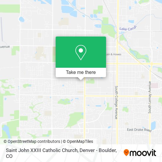 Mapa de Saint John XXIII Catholic Church