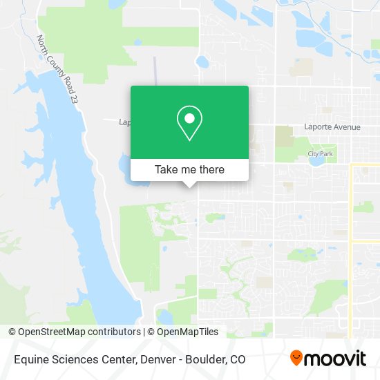 Mapa de Equine Sciences Center