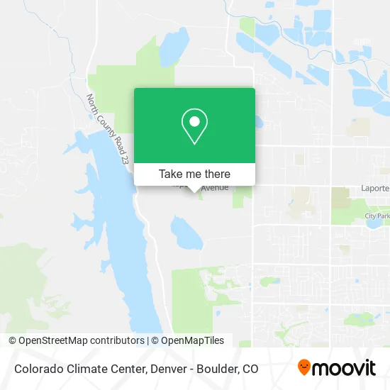 Colorado Climate Center map