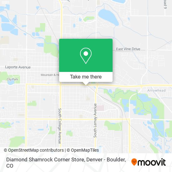 Diamond Shamrock Corner Store map