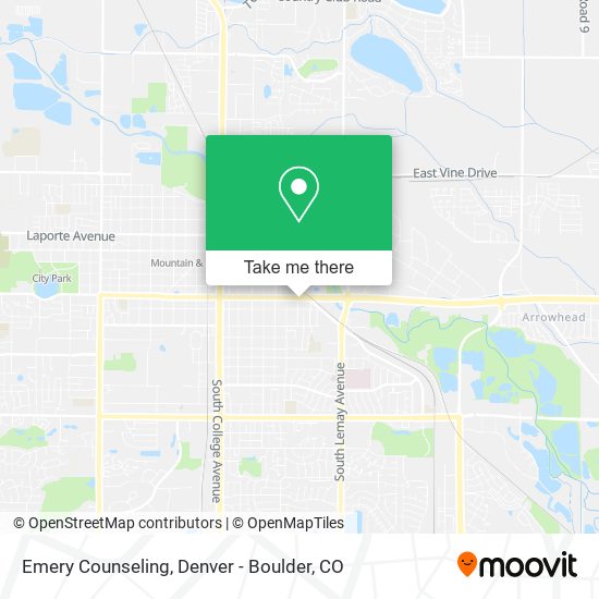Emery Counseling map