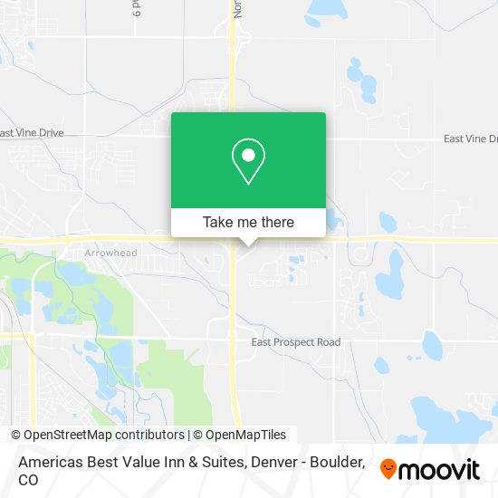 Mapa de Americas Best Value Inn & Suites
