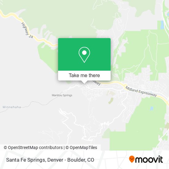 Santa Fe Springs map