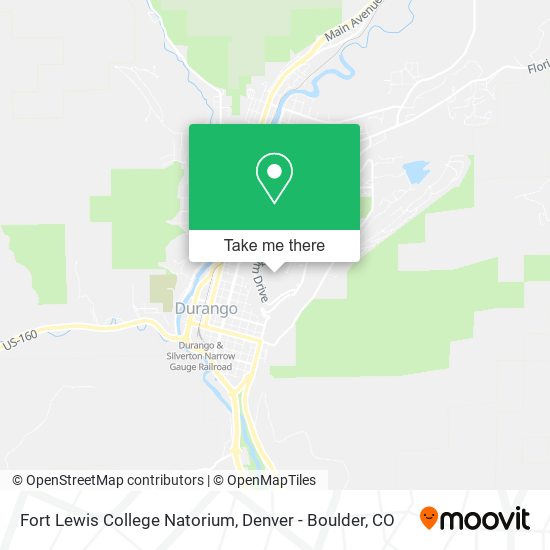 Fort Lewis College Natorium map