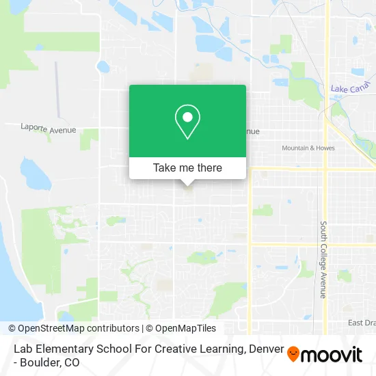 Lab Elementary School For Creative Learning map