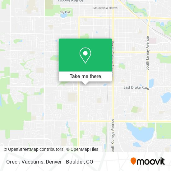 Oreck Vacuums map