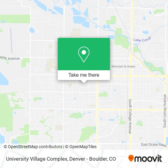 Mapa de University Village Complex