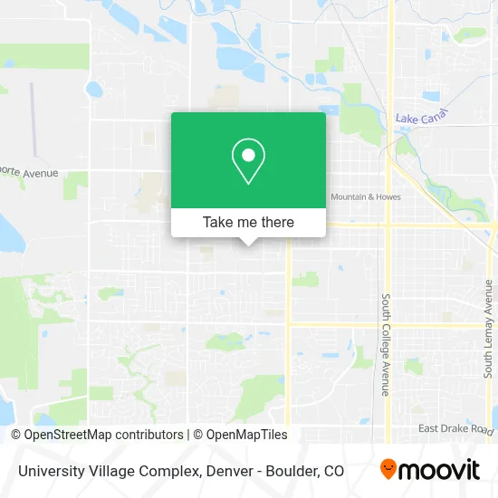 University Village Complex map