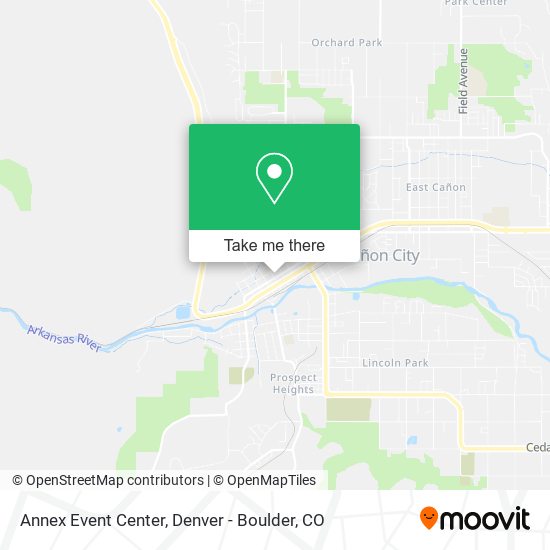 Mapa de Annex Event Center