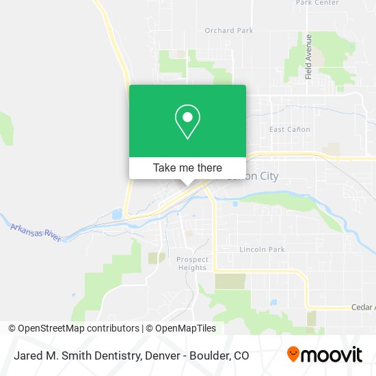 Jared M. Smith Dentistry map