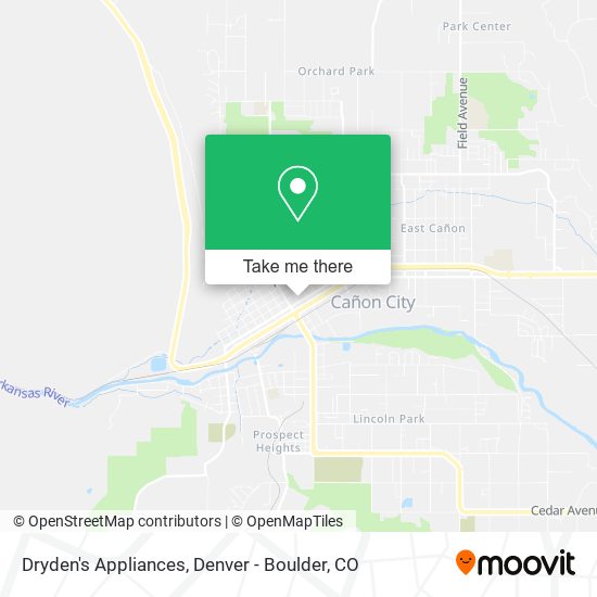 Mapa de Dryden's Appliances