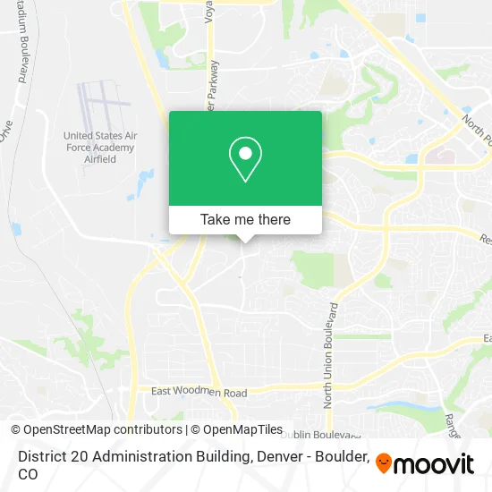 District 20 Administration Building map