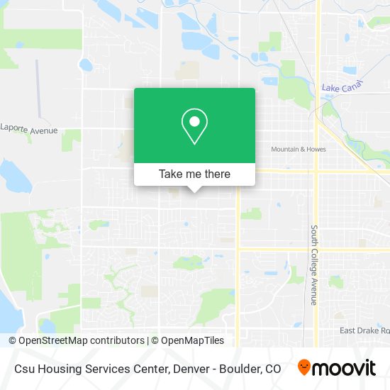 Csu Housing Services Center map
