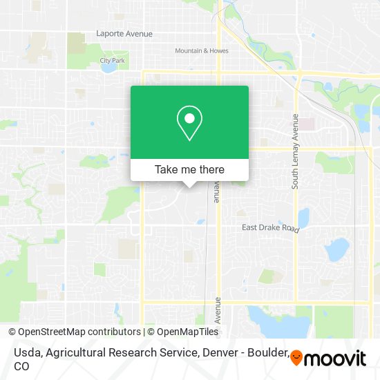Mapa de Usda, Agricultural Research Service