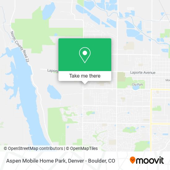 Mapa de Aspen Mobile Home Park