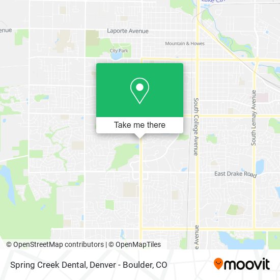 Mapa de Spring Creek Dental