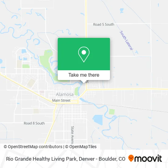 Rio Grande Healthy Living Park map
