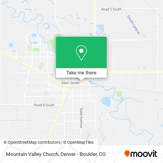 Mountain Valley Church map