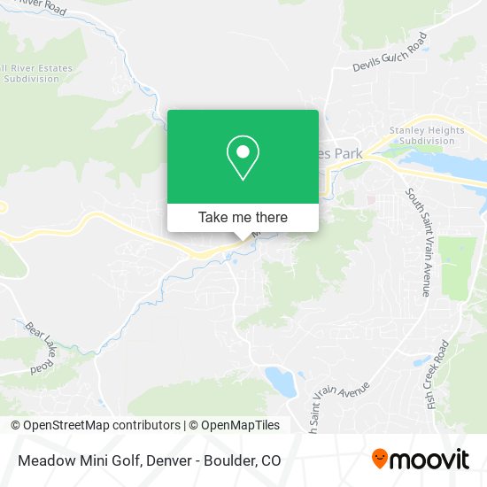Mapa de Meadow Mini Golf