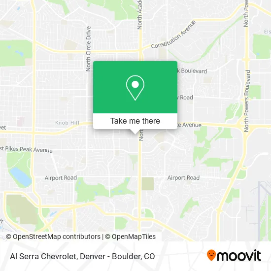 Al Serra Chevrolet map