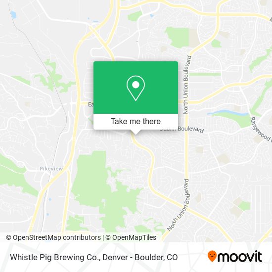 Mapa de Whistle Pig Brewing Co.