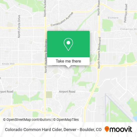 Colorado Common Hard Cider map