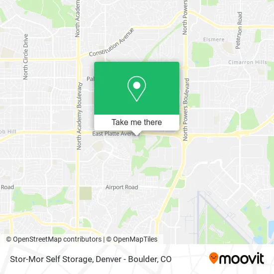Stor-Mor Self Storage map
